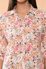 Sabhyata Ladies Western Kurti 1Pcs 253Bsk1449B White