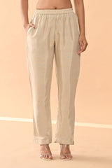 Sabhyata Ladies Western Kurti 3Pcs Set 253Kf2505 Beige