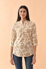 Sabhyata Ladies Western Kurti 1Pcs 253Sepk2525 Cream