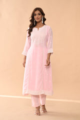 Sabhyata Ladies Western Kurti 3Pcs Set 253Sr889A Pink