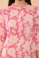 Sabhyata Ladies Western Kurti 1Pcs 254Aex21 Pink