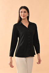 Sabhyata Ladies Western Kurti 1Pcs 254Bsk1428A Black