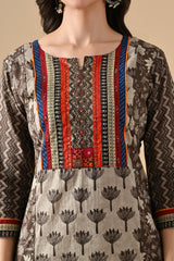 Sabhyata Ladies Western Kurti 1Pcs 254Bw1350 Grey