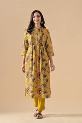 Sabhyata Ladies Western Kurti 2Pcs Set 254Eof2504 Mustard