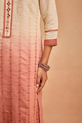 Sabhyata Ladies Western Kurti 3Pcs Set 254Inc2507 Cream