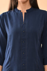 Sabhyata Ladies Western Kurti 1Pcs 254Psk2503 Blue