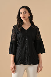 Sabhyata Ladies Western Kurti 1Pcs 255Bsk1451B Black