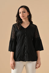 Sabhyata Ladies Western Kurti 1Pcs 255Bsk1451B Black