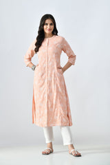 Sabhyata Ladies Western Kurti 1Pcs 256Aex23 Peach