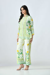 Sabhyata Ladies Western Kurti 3Pcs Set 256Nkc2501 Green