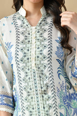 Sabhyata Ladies Western Kurti 3Pcs Set 256Nkc2502 Cream