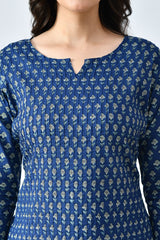 Sabhyata Ladies Western Kurti 1Pcs 256Prnsj2432 Blue