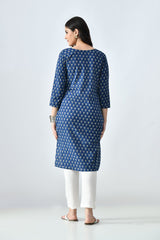 Sabhyata Ladies Western Kurti 1Pcs 256Prnsj2432 Blue