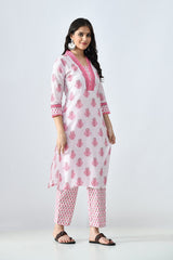 Sabhyata Ladies Western Kurti 3Pcs Set 256Sep2529 Cream