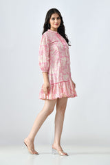 Sabhyata Ladies Western Kurti Gown 256Sr937B Cream