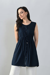 Sabhyata Ladies Western Kurti 1Pcs 258Bsk1447A Blue