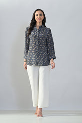 Sabhyata Ladies Western Kurti 1Pcs 258Psk2433 Grey