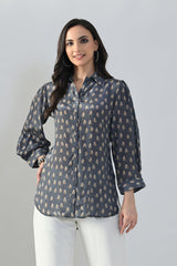 Sabhyata Ladies Western Kurti 1Pcs 258Psk2433 Grey