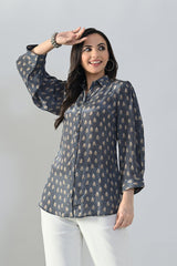 Sabhyata Ladies Western Kurti 1Pcs 258Psk2433 Grey