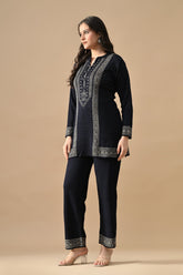 SABHYATA LADIES WESTERN W KURTI 2PCS SET 25ERSB8 NAVY