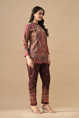 Winter Multi Printed Woven Co-Ord Set