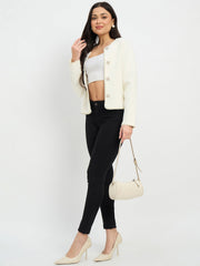 Madame Ladies Western Woolen Top M5W17259 1 Off White