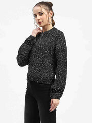 Madame Ladies Western Woolen Top M4W17130 002 Black