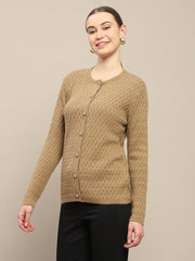 Madame Ladies Western Cardigan M4W70062 053 Khaki