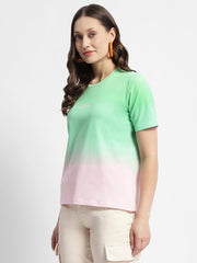 Madame Ladies Western T-Shirt H/S M4S11466 014 Green