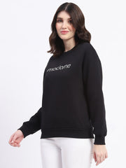 Madame Ladies Western Sweat Shirt M4W22261 002 Black