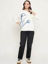 Madame Ladies Western Sweat Shirt M5W22235 040 White