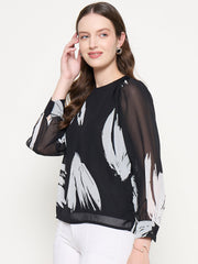 Madame Ladies Western Top F/S M4W18629 002 Black