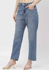 Madame Ladies Western Jeans M4Sc24114 1281 Mid Blue