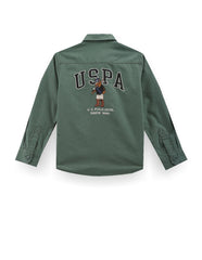 U.S.POLO KIDS BOYS SHIRT F/S UKSHT0667