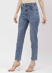 Madame Ladies Western Jeans M4Sc24452 1281 Mid Blue