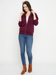 Madame Ladies Western Sweat Shirt M5W22001 127 Plum