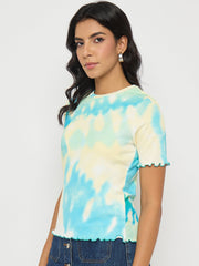 Madame Ladies Western Top H/S M5S11104 043 Aqua