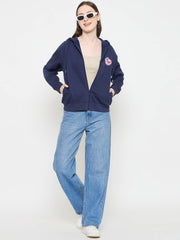 Madame Ladies Western Sweat Shirt M5W22329 026 Navy