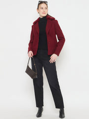 Madame Ladies Western Short Coat M5W20535 1126 Mehroon