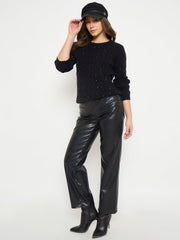 Madame Ladies Western Woolen Top M5W17199 002 Black