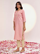 Jaipur Kurti Ladies Western Kurti 2Pcs Set 1C24Kpntr006 Peach