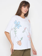 Madame Ladies Western Top H/S M5S11244 040 White