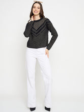 Madame Ladies Western Woolen Top M3W17278 002 Black