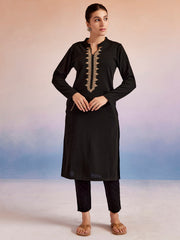 Jaipur Kurti Ladies Western W Kurti 1Pcs 1D24Krtar004 Black
