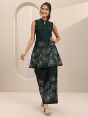 Green Printed Cotton Co-Ord Sets