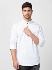 Spykar Mens Casual Shirt F/S Mkuss1Bc343 White
