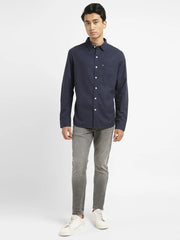 Men'S Solid Slim Fit Shirt