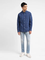 Men'S Checkered Slim Fit Shirt