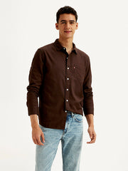 Men'S Solid Slim Fit Oxford Shirt
