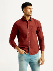 Men'S Solid Slim Fit Shirt